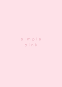 simple --pink--