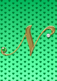 alphabet series "N"~Green~