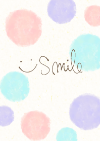 Adult watercolor Polka dot4 - smile30-