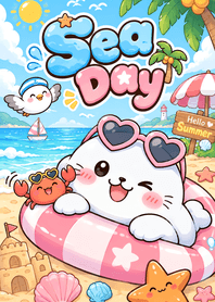Sea Day Kitty