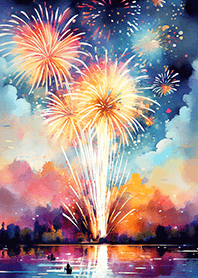 Beautiful Fireworks Theme#203