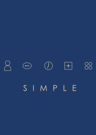 SIMPLE(navy/blue beige)Ver.7