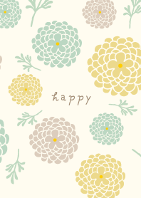 3 colored flowers leaves18 from Japan