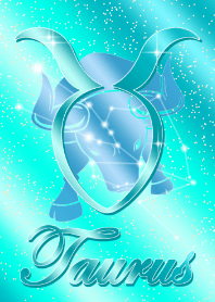 Zodiac signs Taurus2 right blue