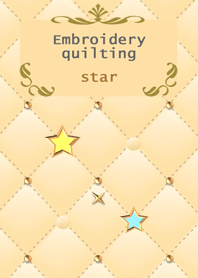 Embroidery quilting(star)