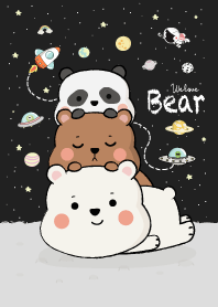 หมีน้อยแก๊งค์ สีดำ