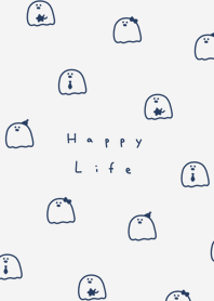 可愛鬼 | gray navy