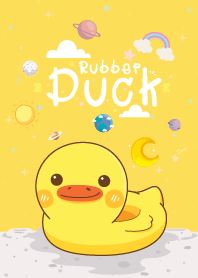 Rubber Duck Mini Galaxy Yellow