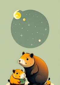 Ukiyo-e - Capybara b511e0