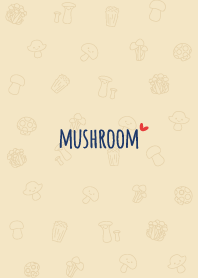 Mushroom*Navy*