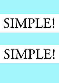 SIMPLE!SIMPLE!-NEON BLUE-BEIGEj