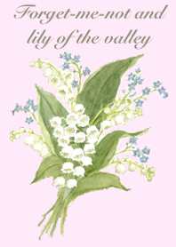 Forget-me-not and lily of the valley