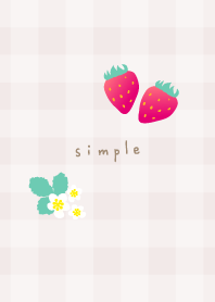 Strawberry cute check19