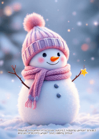 Whimsical Snowman Parade