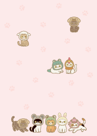 Cat Costume Party._Pink