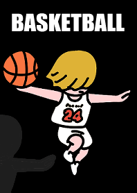 Basketball dunk 001 whiteblack