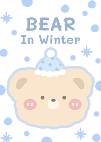 Bear In Winter Blue!