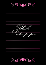 Black Letter paper *GLOSSYPINK 7*