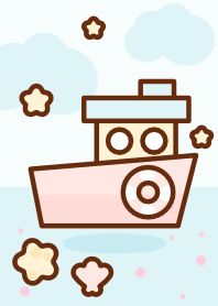 Pastel cruise ship 7