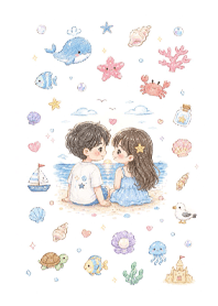 Beach Couple (Pp)