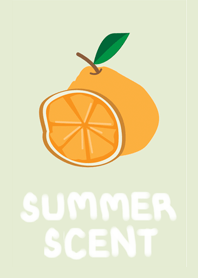 summer scent with orange