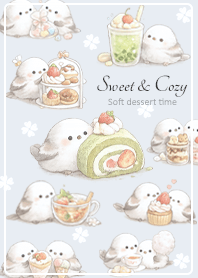 blue Long-tailed Tit's Happy Time