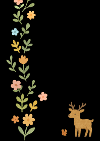 black 北欧の動物たち05