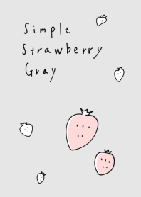 簡單的草莓灰色