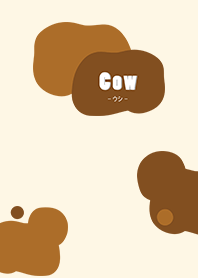 COW (minimal C O W) - Brown Pattern Ver.