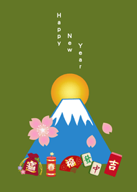 好可愛的新年小物！(抹茶綠色)