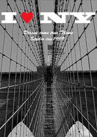 New York〜Brooklyn Bridge〜I♥NY