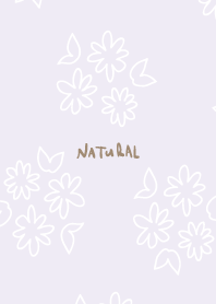 white line round flower9 from Japan