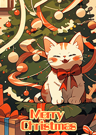 Cats celebrate Christmas1