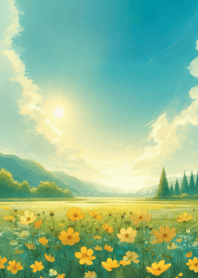 ทุ่งดอกไม้ ธรรมชาติ ทุ่งหญ้า n.7