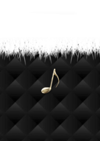 black quilting coordination eighth note