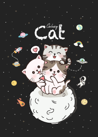 Cat On Galaxy.