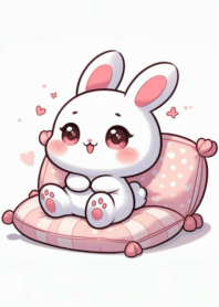 A cute little round rabbit n.13