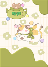 Little Cat Teapot Brown Bear2