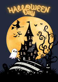 วันฮาโลวีนกับบ้านผีสิง