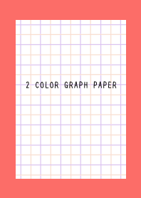 2 COLOR GRAPH PAPERj-PINK&PUR-VERMILION