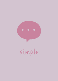 단순한 플랩 : 퍼플 핑크 WV