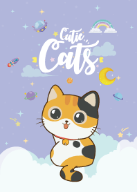 แมวเหมียว เบบี๋ กาแล็กซี สีม่วง