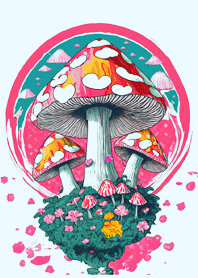 POP ART_mushroom08_JP