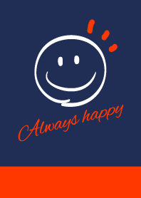 Always happy -Navy&Orange 4-