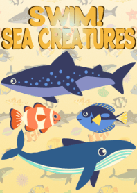 Swim! Sea Creatures Theme (yellow)