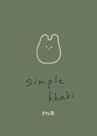 Simple khaki mo