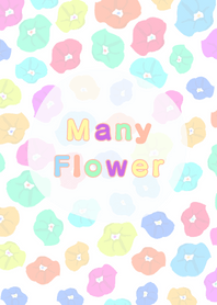 many flower 06 asagao
