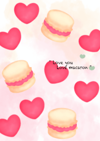 Sweet pink macaron 8