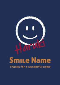 Smile Name HARUKI