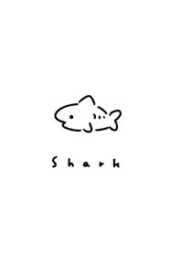 Yuru Shark /white black.